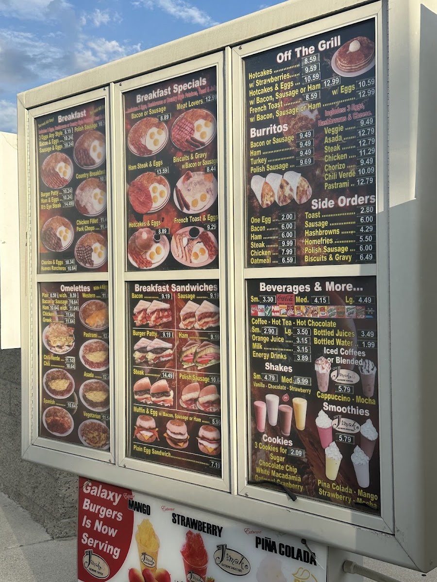 Galaxy Hamburgers Menu - Image 1