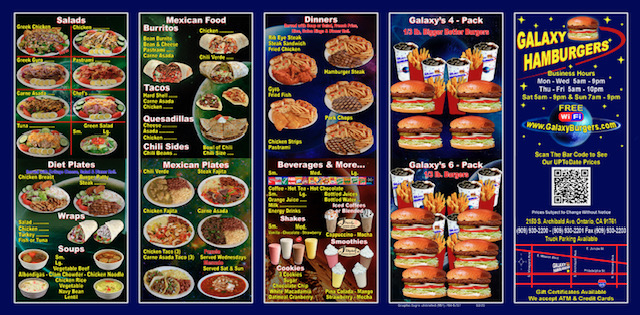 Galaxy Hamburgers Menu - Image 6